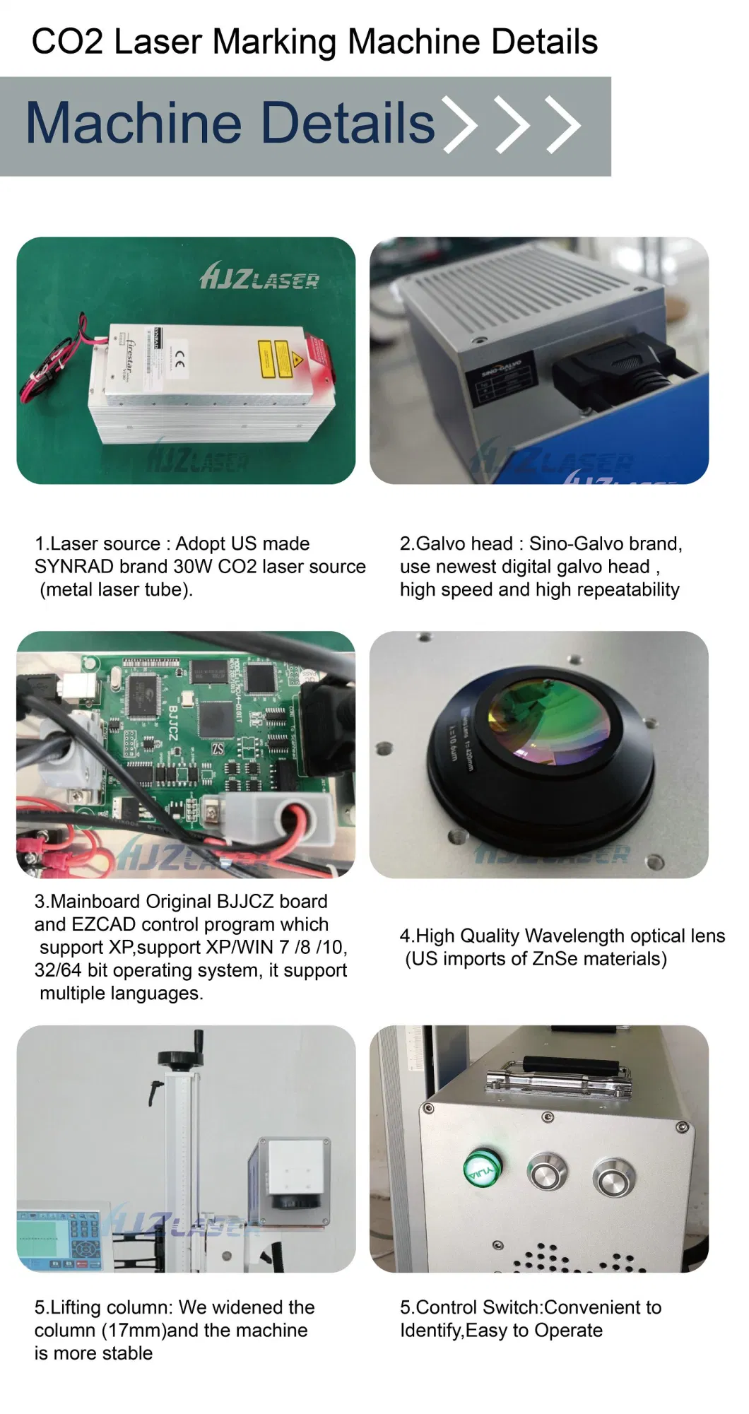 3D Dynamic Focus Flying CO2 Laser Marking Machine