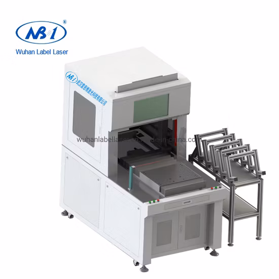 20W 30W 50W 70W 100W Automatische Laserbeschriftungsmaschine mit Drehvorrichtung