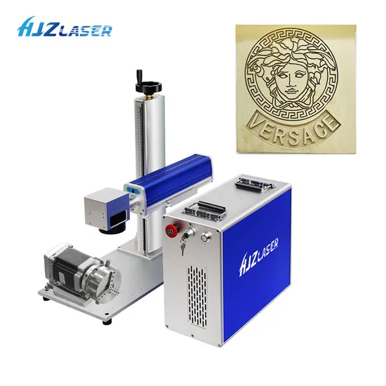 Dynamische 3D-100-W-Faserlaserbeschriftungsmaschine mit Autofokus